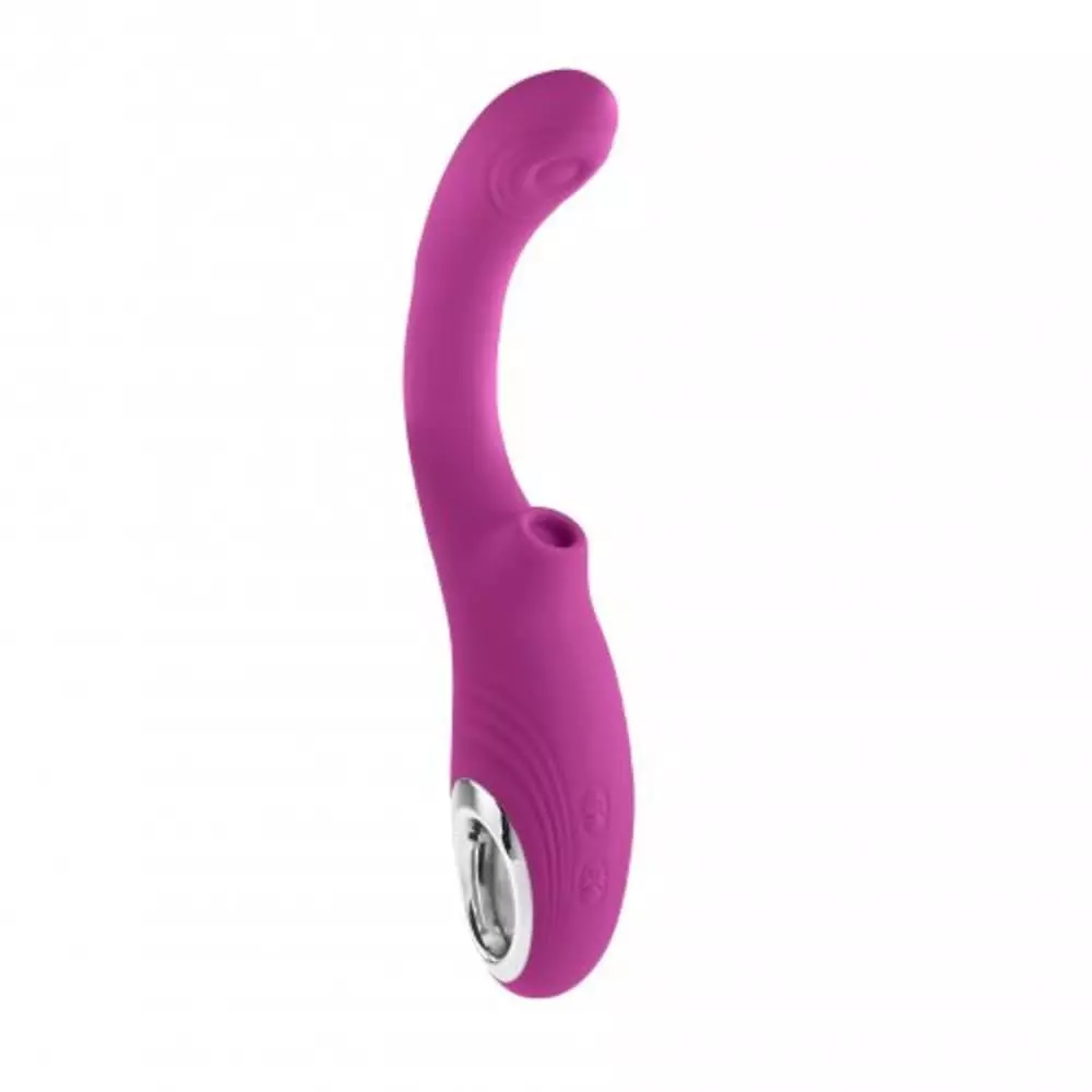 Evolved Strike A Pose Tapping & Suction Poseable Vibe In Fuchsia
